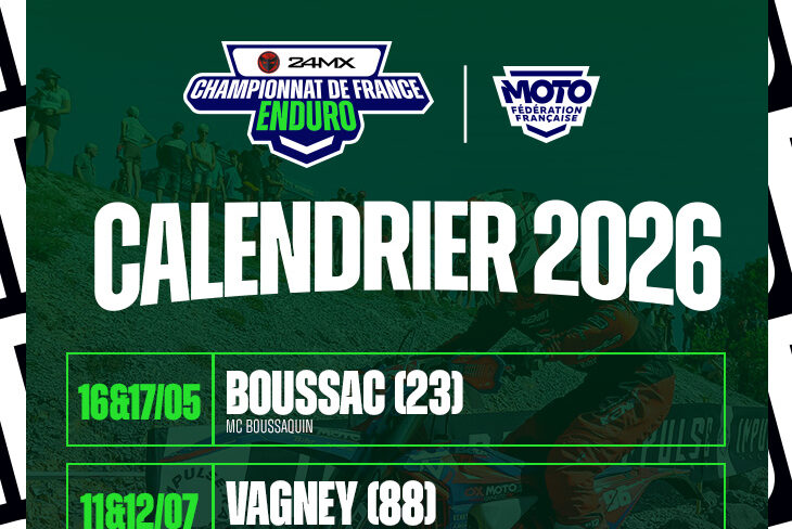 Les calendriers 2026 des championnats de France d’Enduro sont là !